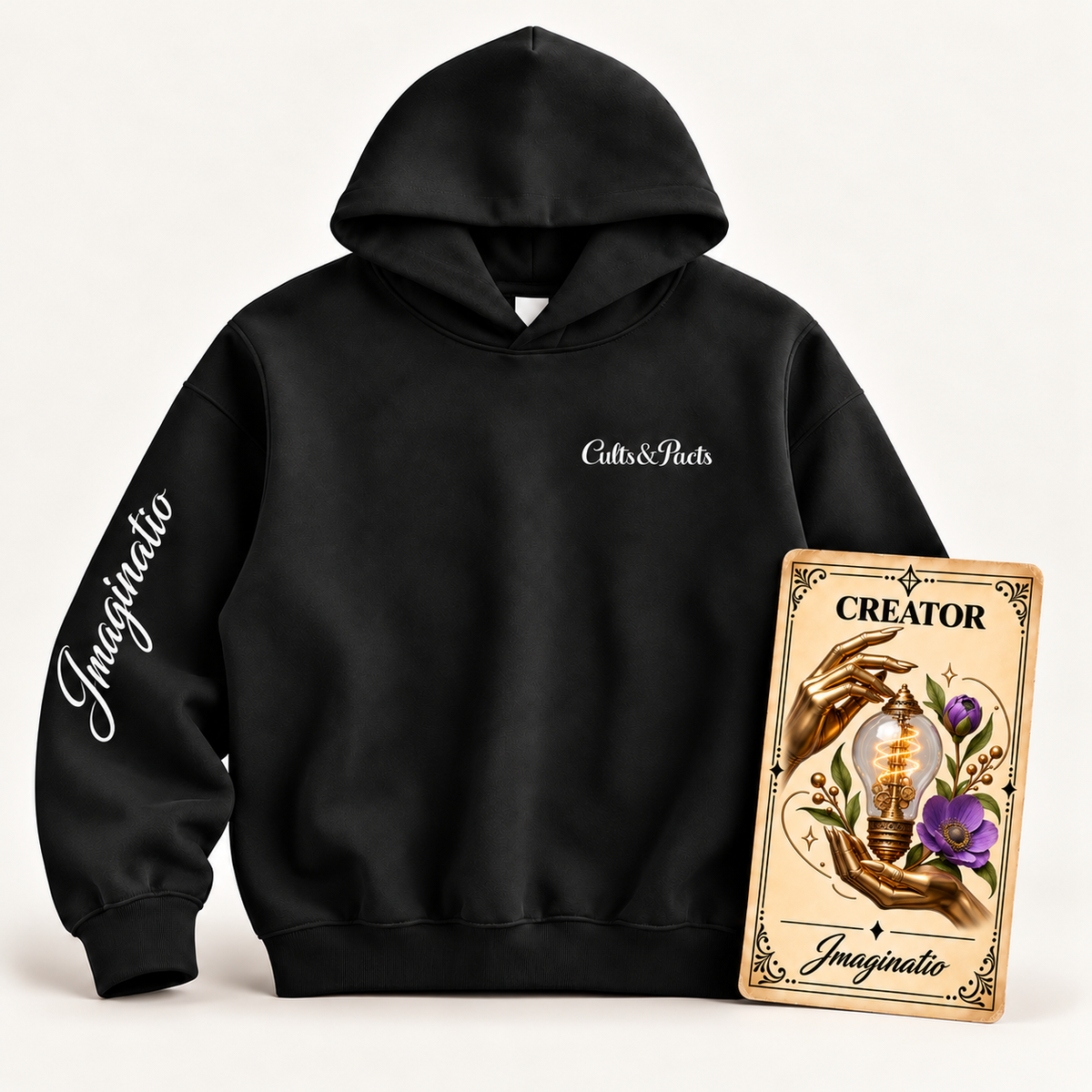 Premium Boxy Fleece Hoodie | Creator - Imaginatio
