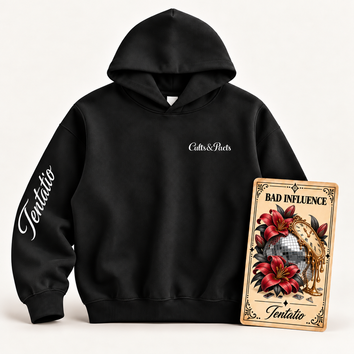 Premium Boxy Fleece Hoodie | Bad Influence – Tentito