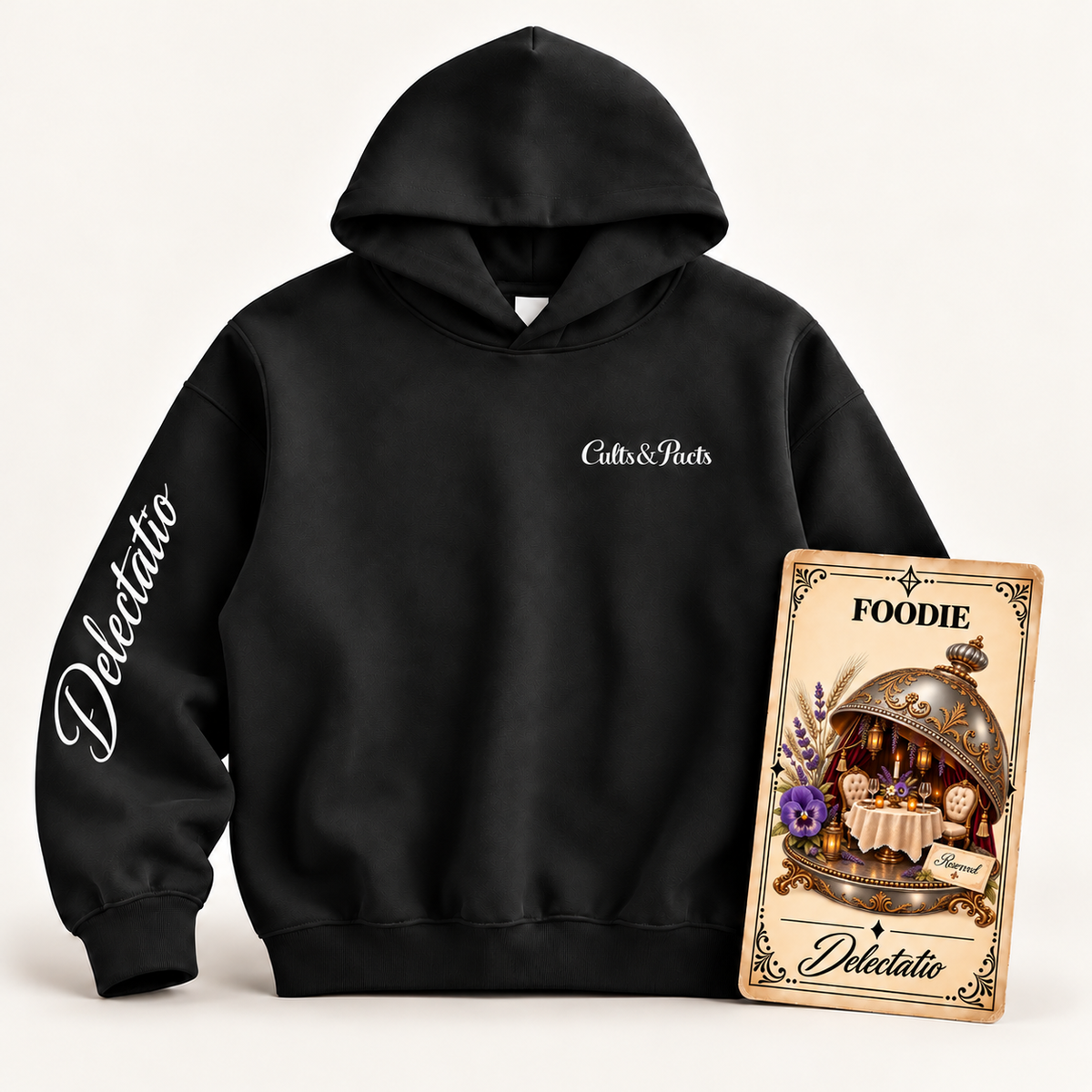 Premium Heavyweight Boxy Hoodie | Foodie - Delectatio
